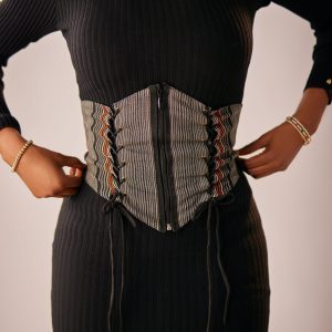 Fàári Aso-oke Corset Belt