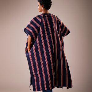 LÉWA Two-Pattern Aso-oke Kimono