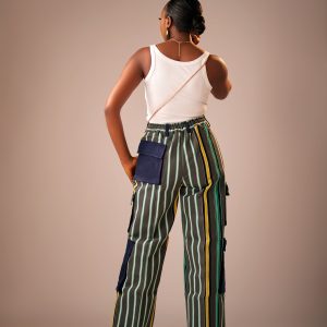 NÁNÁ Aso-oke Cargo Pants