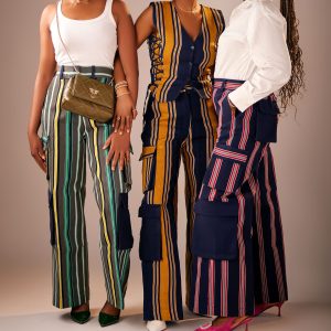 NÁNÁ Aso-oke Cargo Pants
