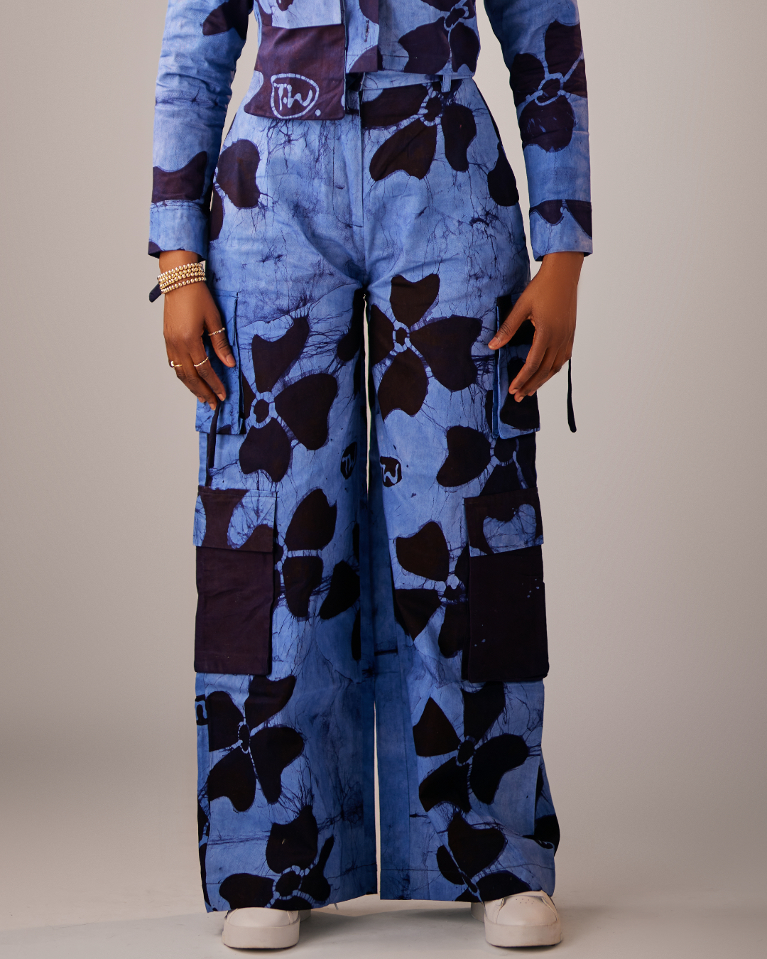 Tani-Adire-Cargo-Pants