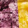 SÉRE Adire Cargo Shorts - Purple + Yellow
