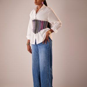 Fàári Aso-oke Corset Belt Special
