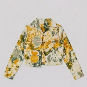 TÁNI Adire Crop Shirt
