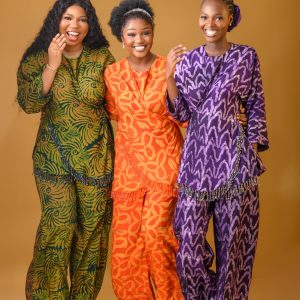 Group of ladies wearing the Vivienne set
