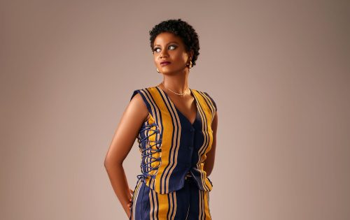 Nana aso oke waistcoat